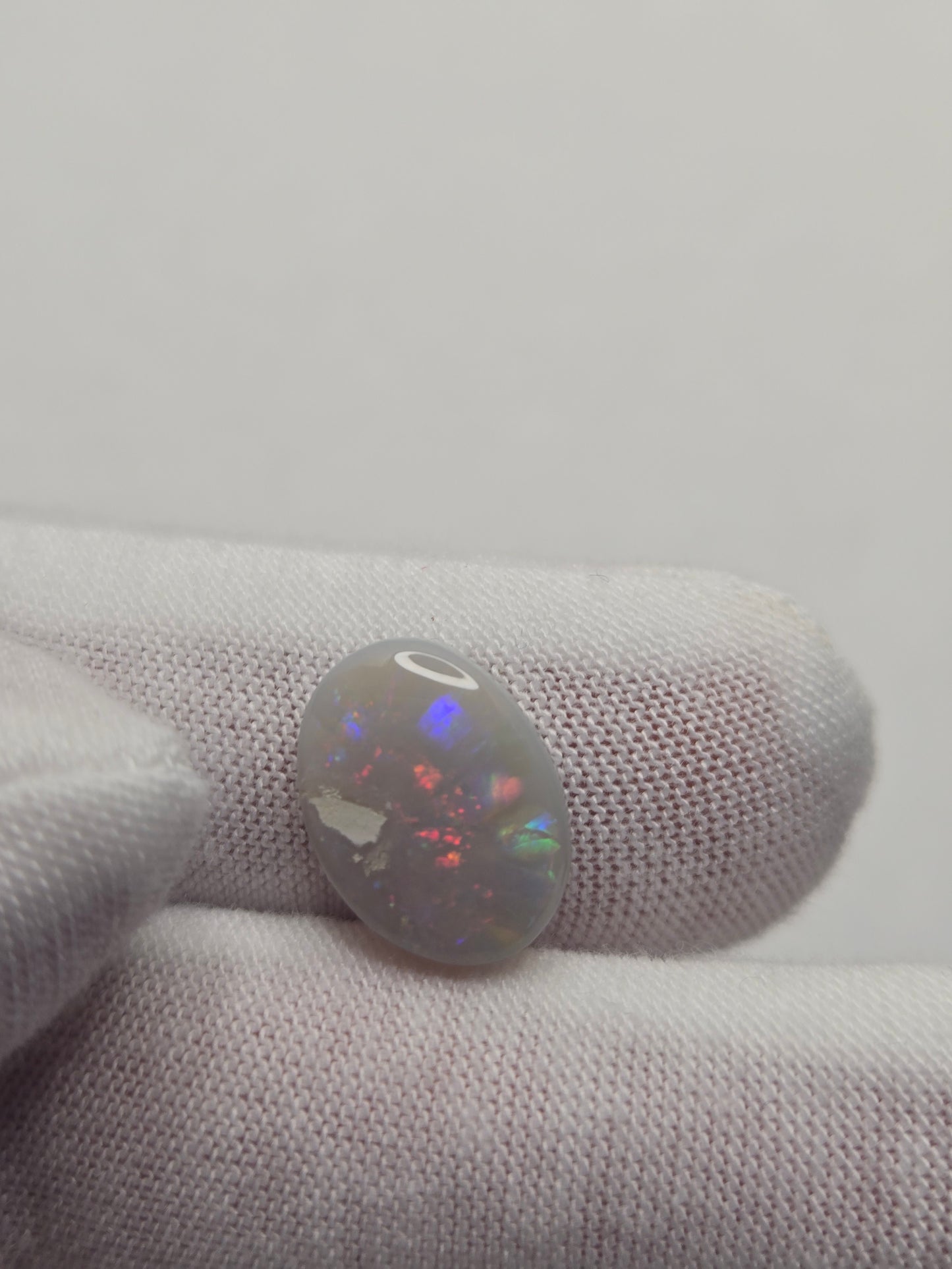 Natural, Australian, Lightning Ridge, Light based, Black Crystal Opal (5.27 carats)