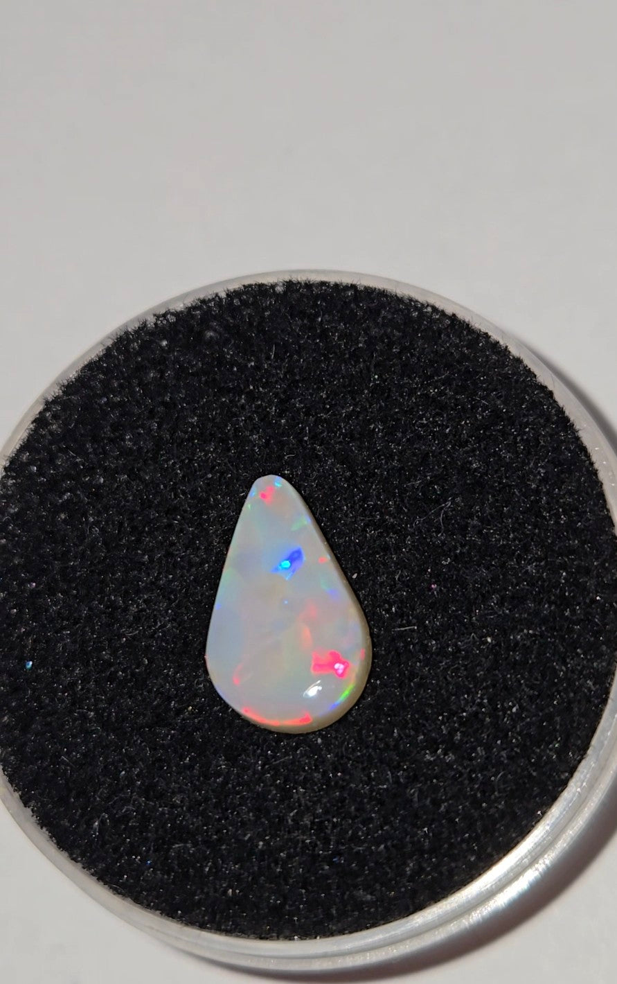 Natural, Australian, Coober Pedy Crystal Opal, Flagstone Pattern (2.26 Carats)