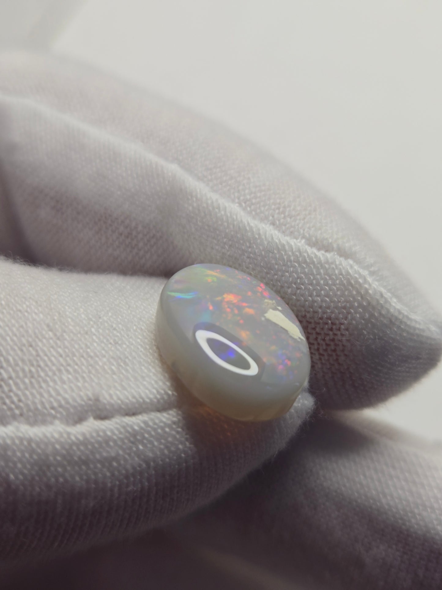 Natural, Australian, Lightning Ridge, Light based, Black Crystal Opal (5.27 carats)